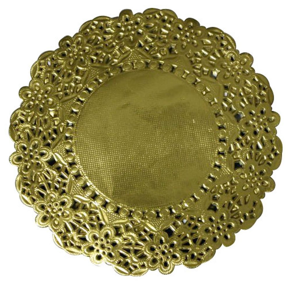 TAMLED Cake Doilies Round 14 cm Pack of 100 Gold