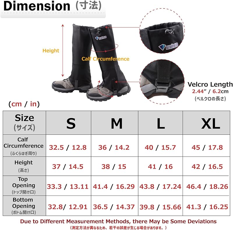 Azarxis Vízálló Túra Kamásli - Lélegző Lábszárvédő XL Méretben, Sötétszürke, Unisex, Oxford Anyagból Túrázáshoz, Vadászathoz, Kerékpározásho