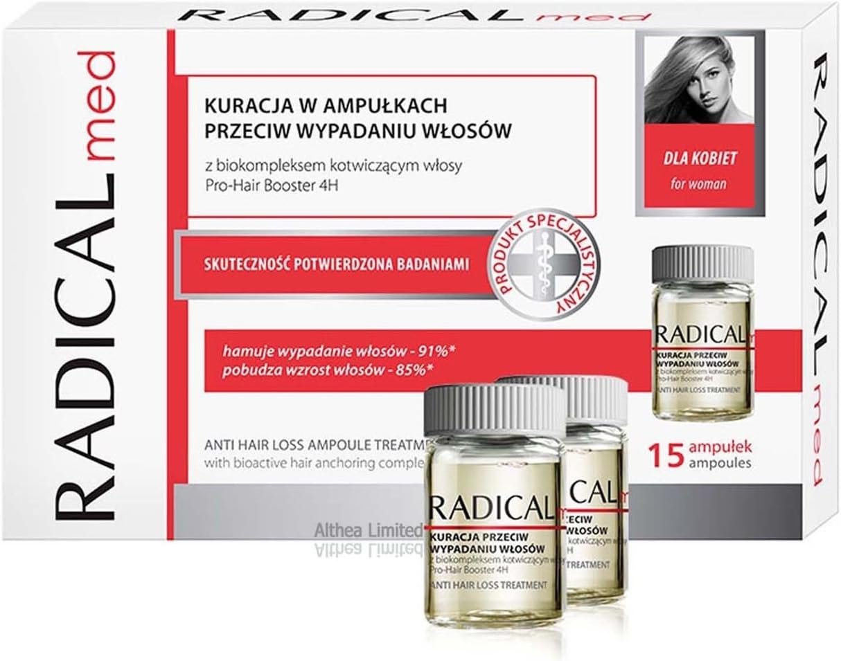 Farmona Radical Med Anti Hair Loss Ampoule Treatment 15 x 5ml Women