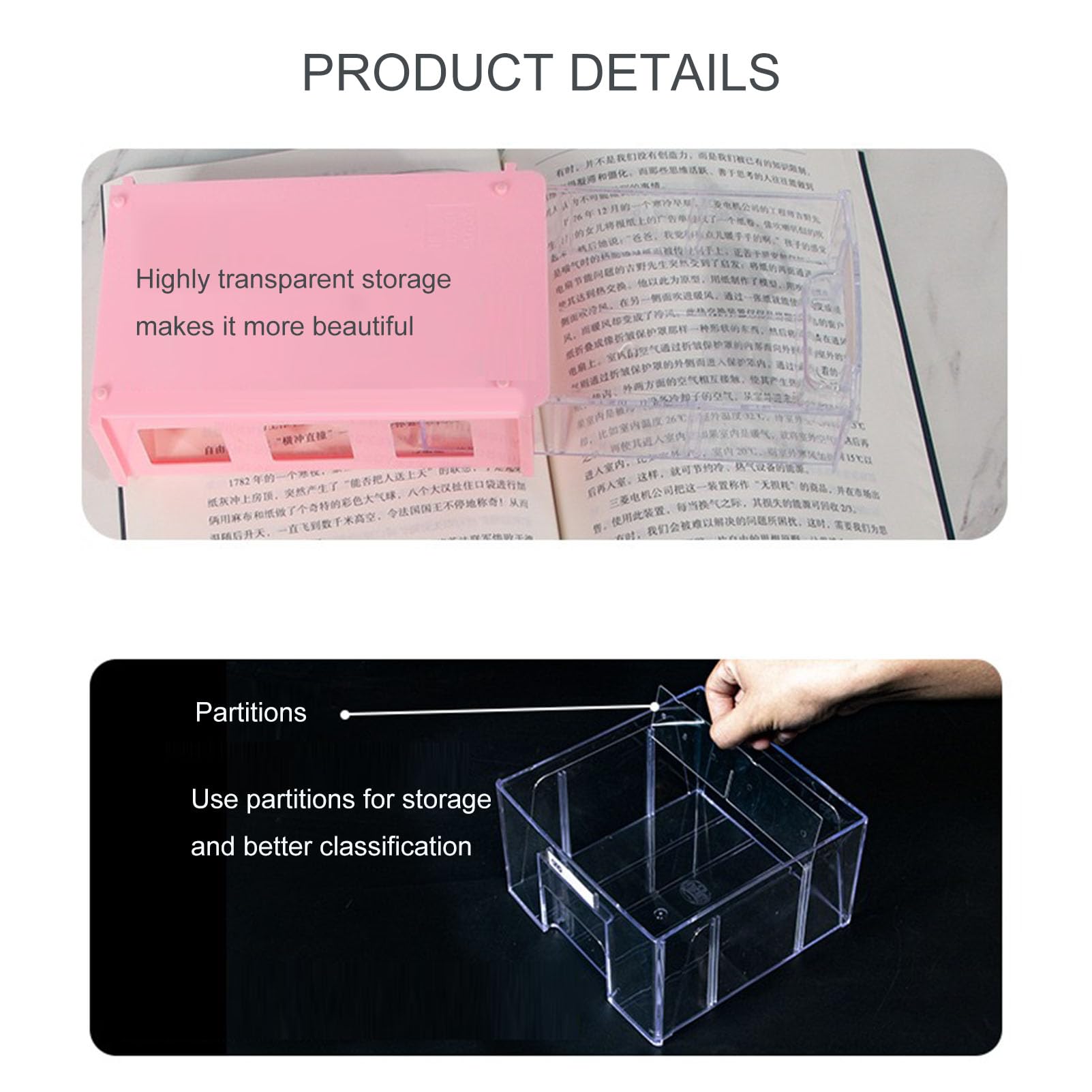 Der nizer: Sistema de Almacenamiento de 40 Piezas para Cuentas, Tuercas, Tornillos y Manualidades; una Caja de Herramientas Plegable Adecuada para el hogar, la Cocina, la Oficina y proyectos