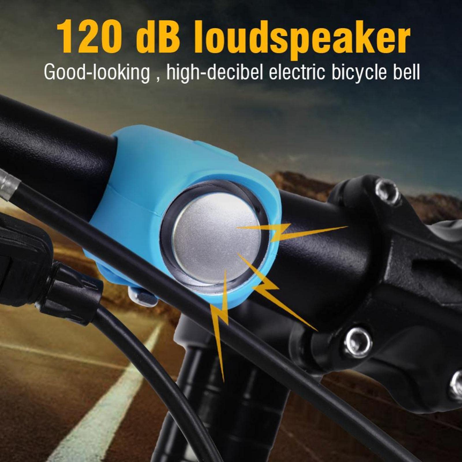 Campanello Elettrico Per Bicicletta - 120dB Super Loud, Mini Design Per Manubrio, 4 Colori A Scelta - Foto 6