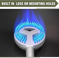 Vista 3 de BESTFIRE High Pressure Cast-Iron Propane Burner Head,Round Burner Head with 20 PSIG Adjustable High Pressure Propane Regulator with Hose and Brass