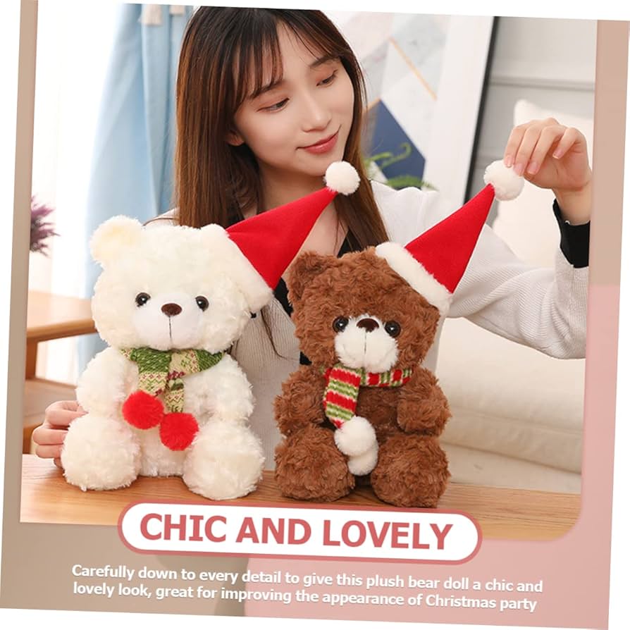 Amazon.co.jp: FELTECHELECTR クリスマスくま サンタクロースの