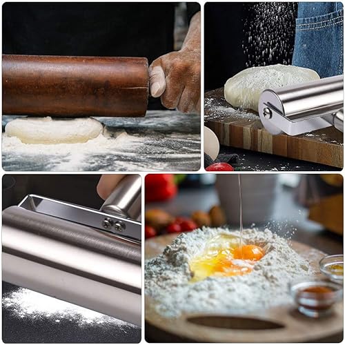 Miniatura 5 de Rodillo de rodillo rodillo práctico de cocina para hornear rodillo de masa rodillo de hornear rodillo de hornear