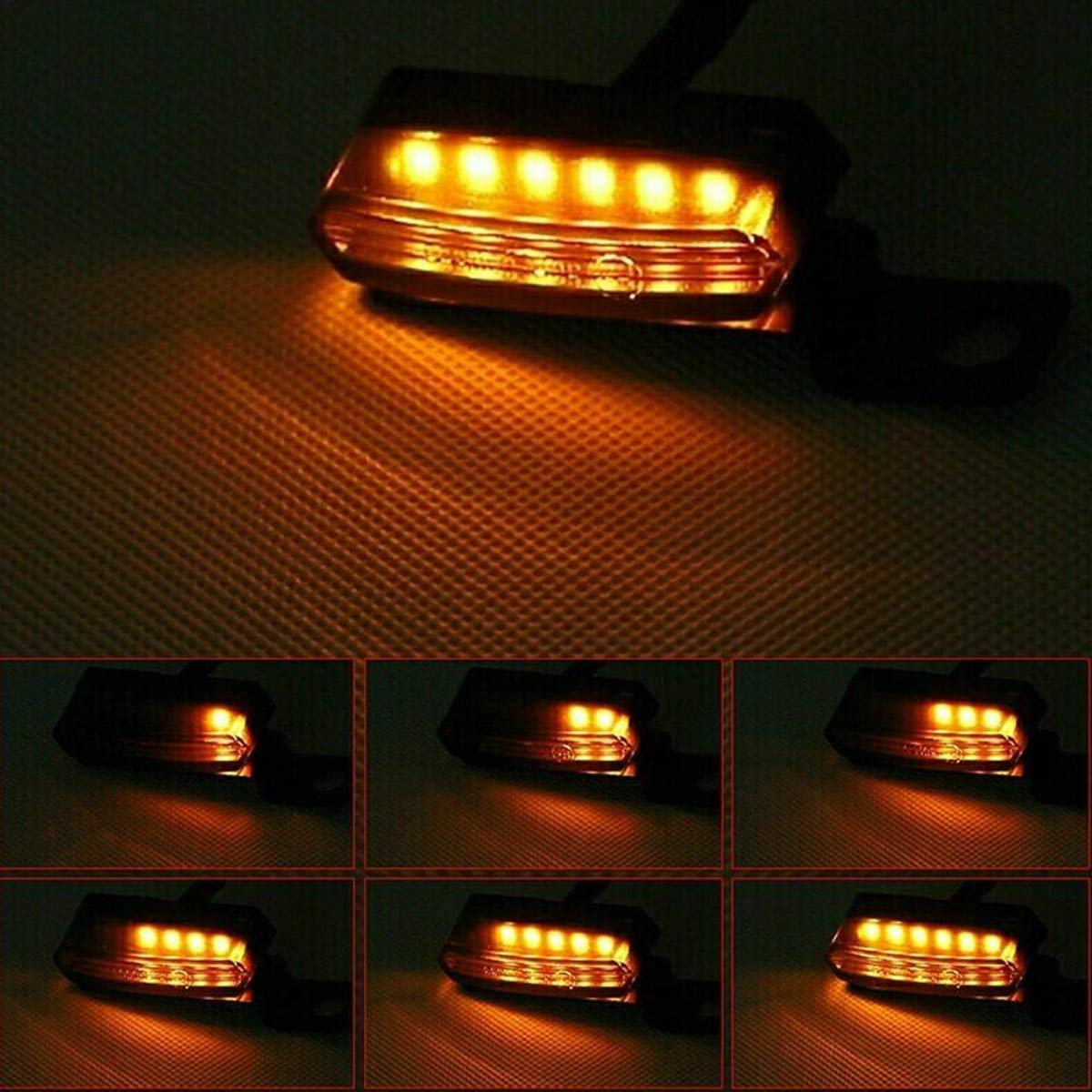 Set Faro LED Moto 7" Negro + LED Intermitentes Manillar Moto XS Tintado