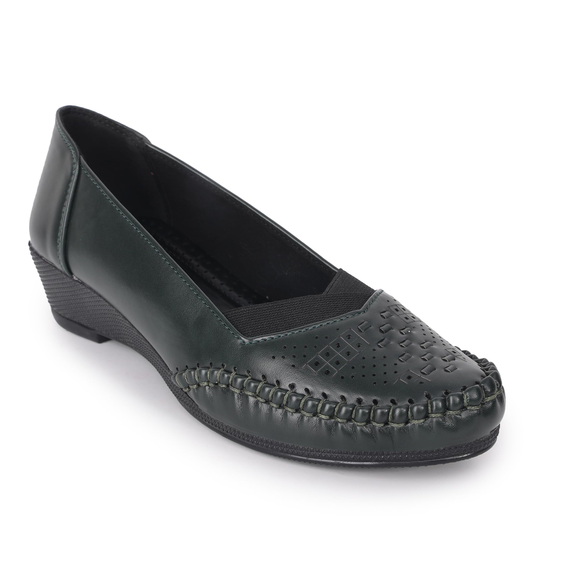 padchin Women Black Moccasin Loafers | Ladies Slip On Flat Loafer Ballet with Heels | Moccassins Shoes for Party and Wedding, Casual and Formal Occasions-picture-33