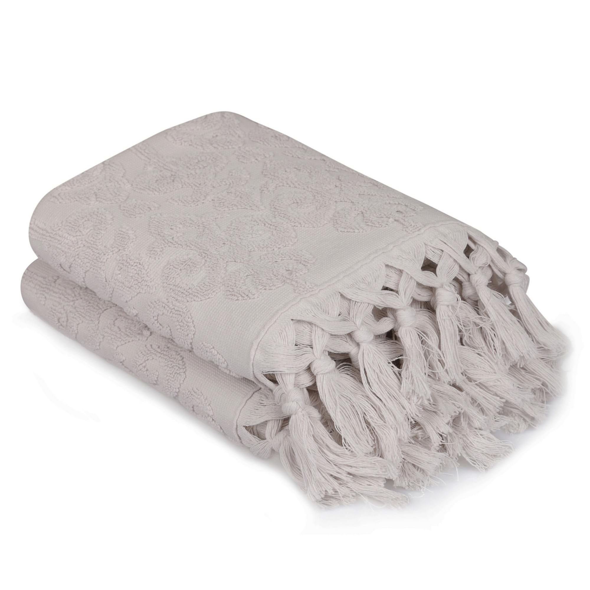 WELL HOME MOBILIARIO & DECORACIÓN ecru 2 Piece Hand Towel Set, 50x90