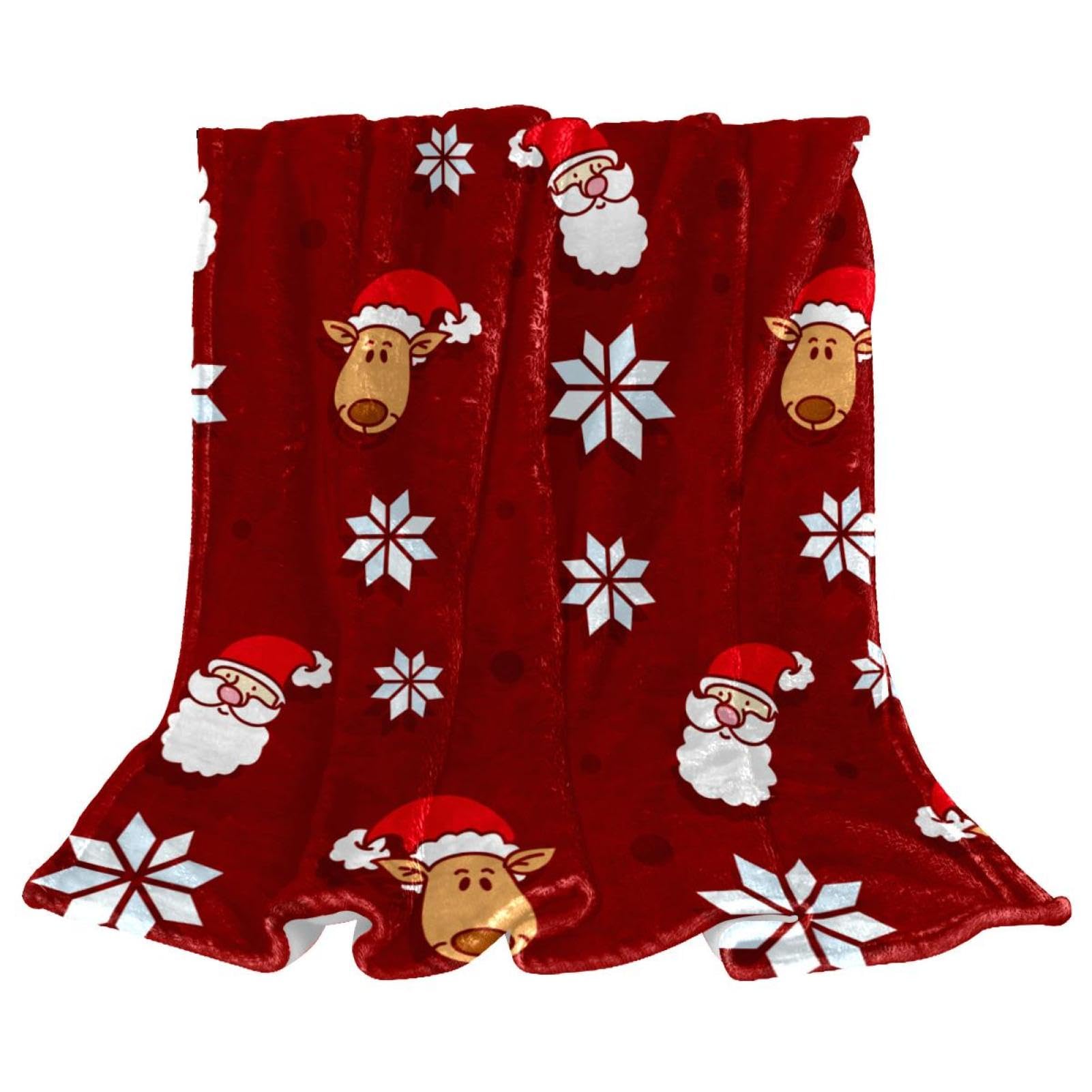 Couverture polaire Noël 150x200cm idéale pour vos soirées cinéma cocooning sur le canapé