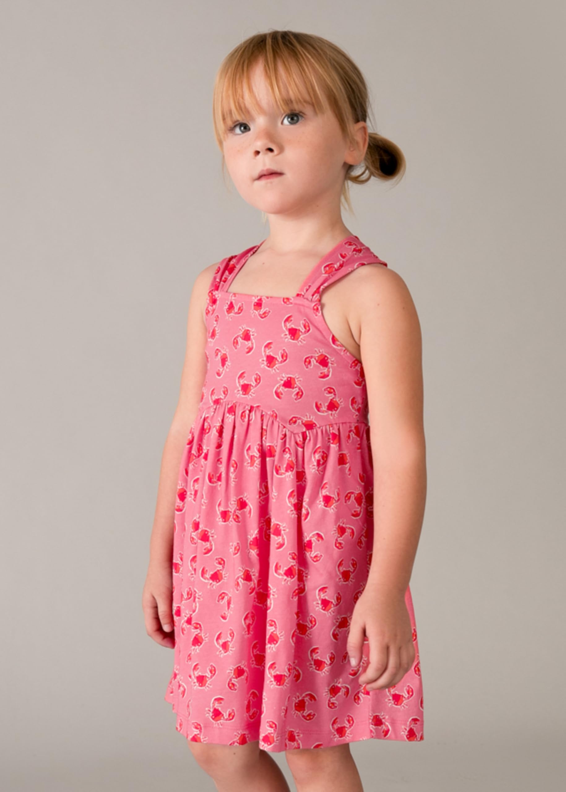Vestido Niña Verano – Estampado- 100% Algodón - Vestido sin Mangas – Ropa de Vestir para Niña - Ropa de Regalo – para niñas de 2 años a 8 años
