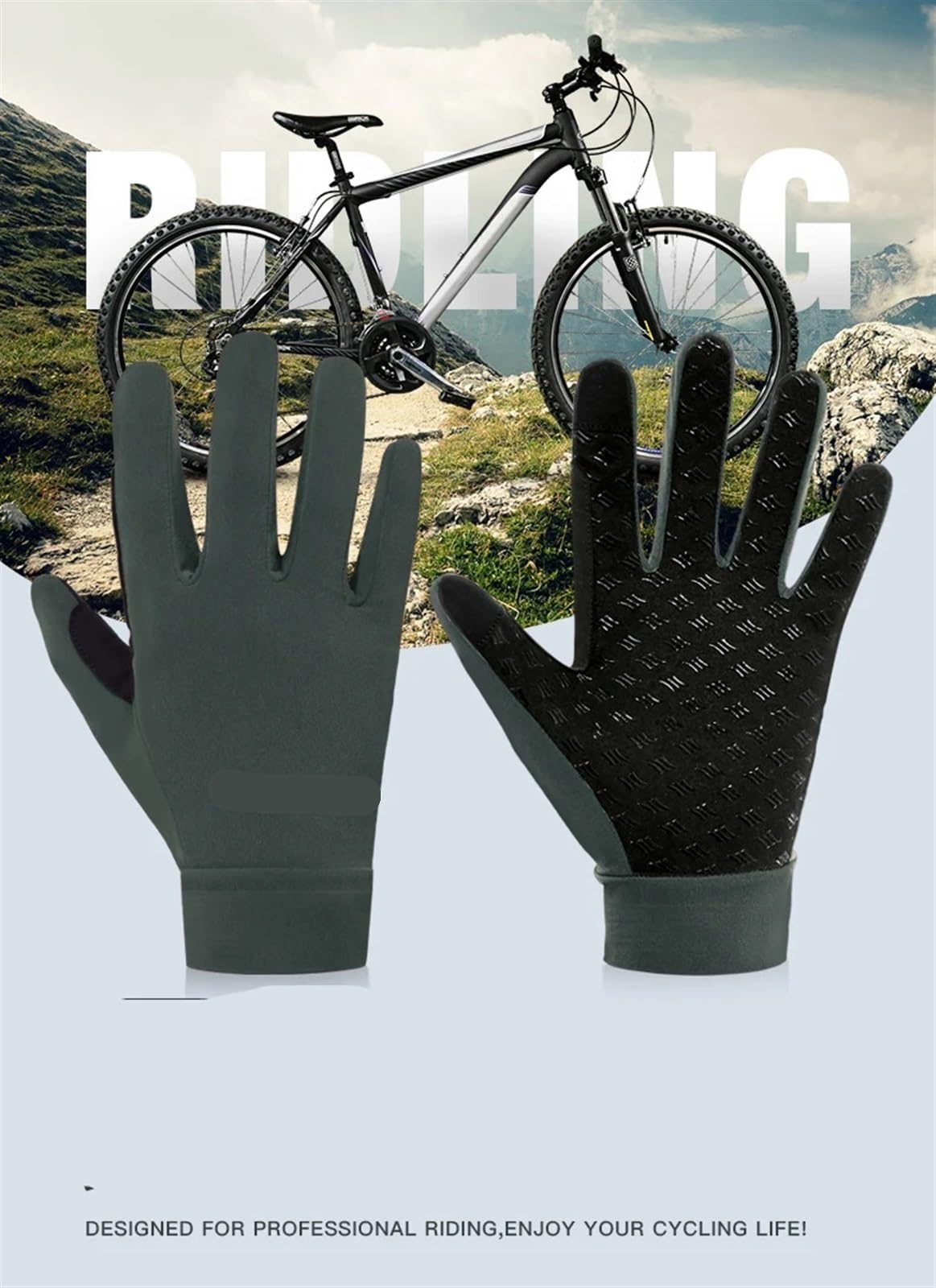 Guantes de Ciclismo Hombres Invierno Mujeres Carreras función táctil a Prueba Golpes Mantener Caliente otoño Engranaje para Ciclismo