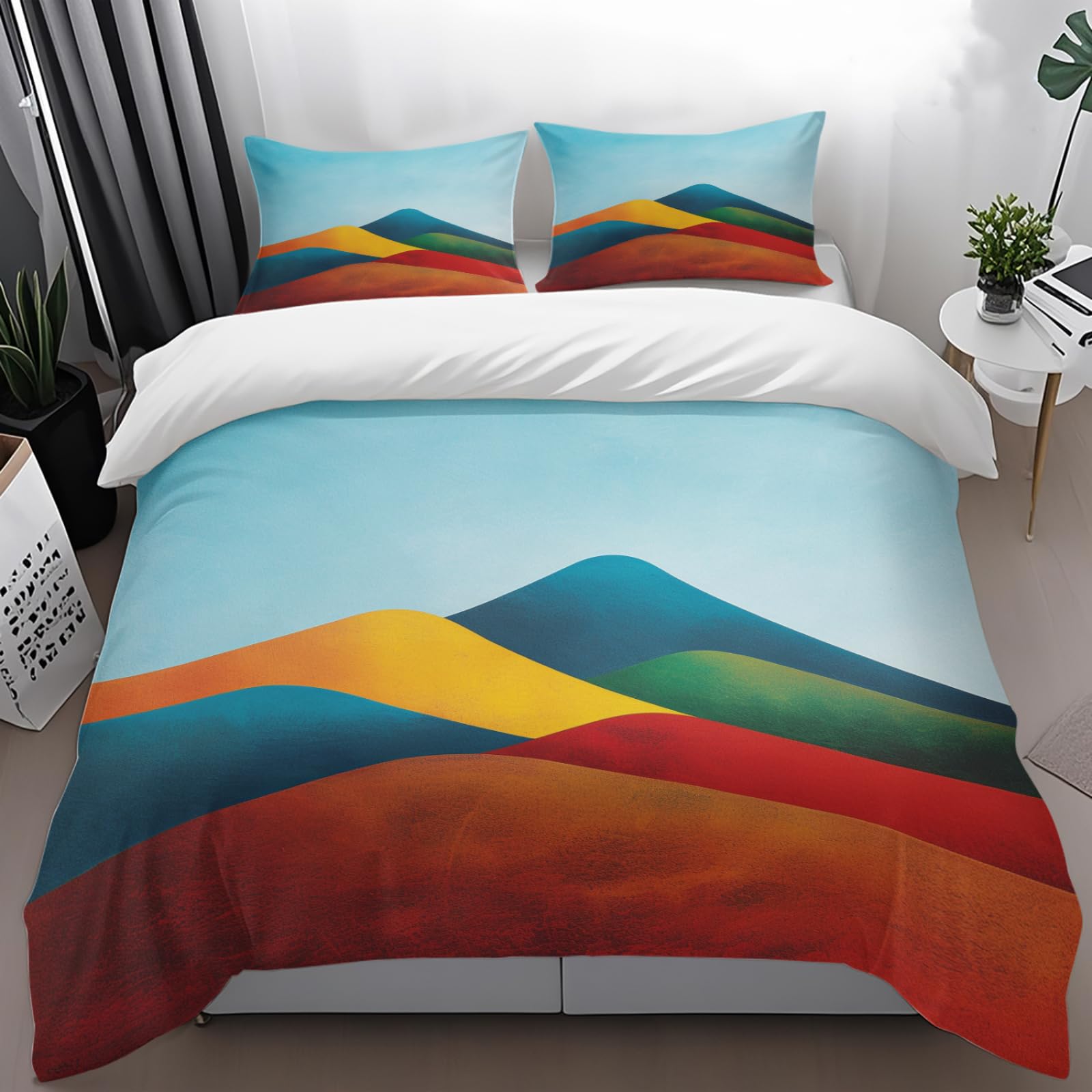 Housse de couette 140x200 douce pour un sommeil réparateur sans plis