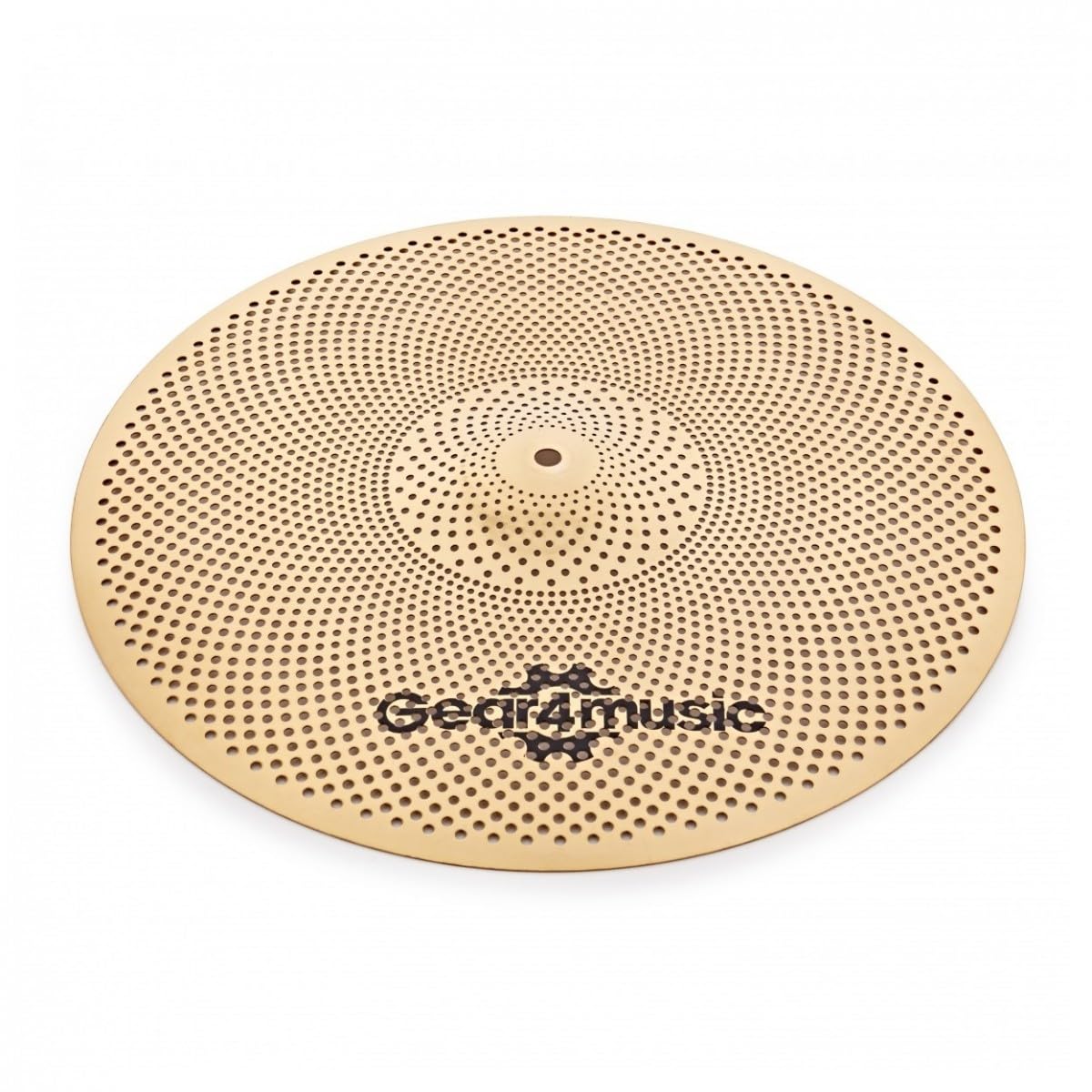 Gear4music Cimbalo da 18 pollici a basso volume per lo studio Crash
