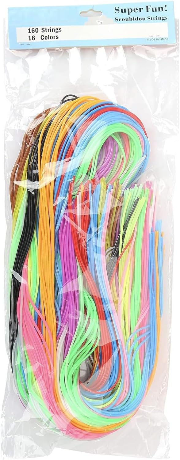 Great Five 60 Scoubidou Strings Plastic Lacing Strings Craft Gimp ...