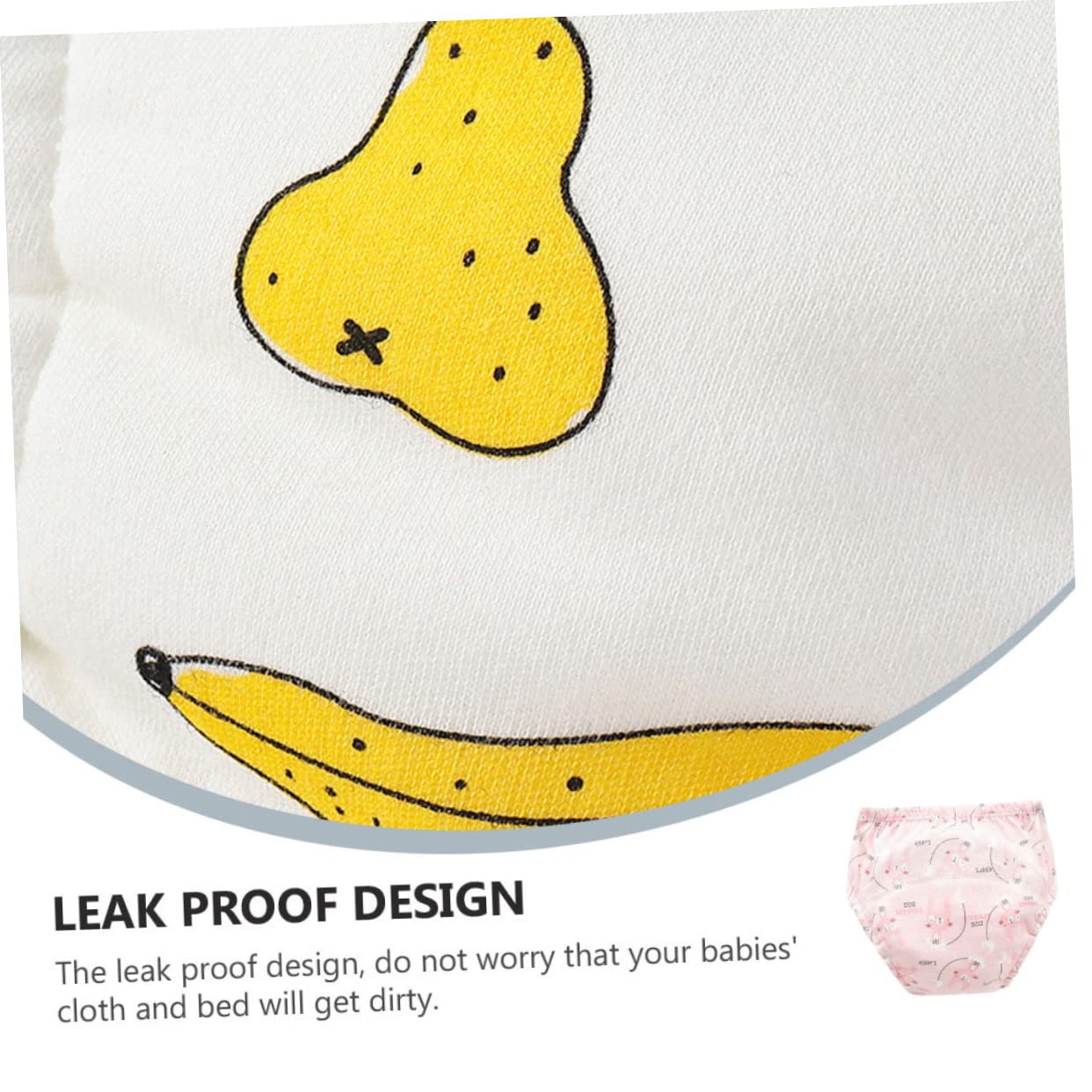 6piezas De Reutilizables Para Bebés De Algodón Lavables y Transpirables Diseño Talla s Varios estilos