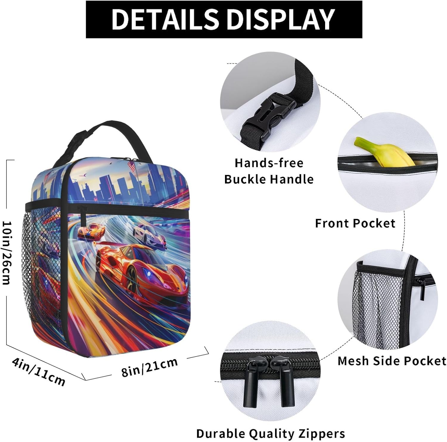 Insulated Lunch Box Kids Boys Girls