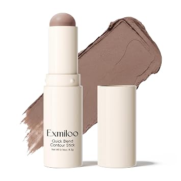 Exmiloo Cool Toned Contour Stick, Cream Soft Matte Sculpt Stick, Cool Taupe