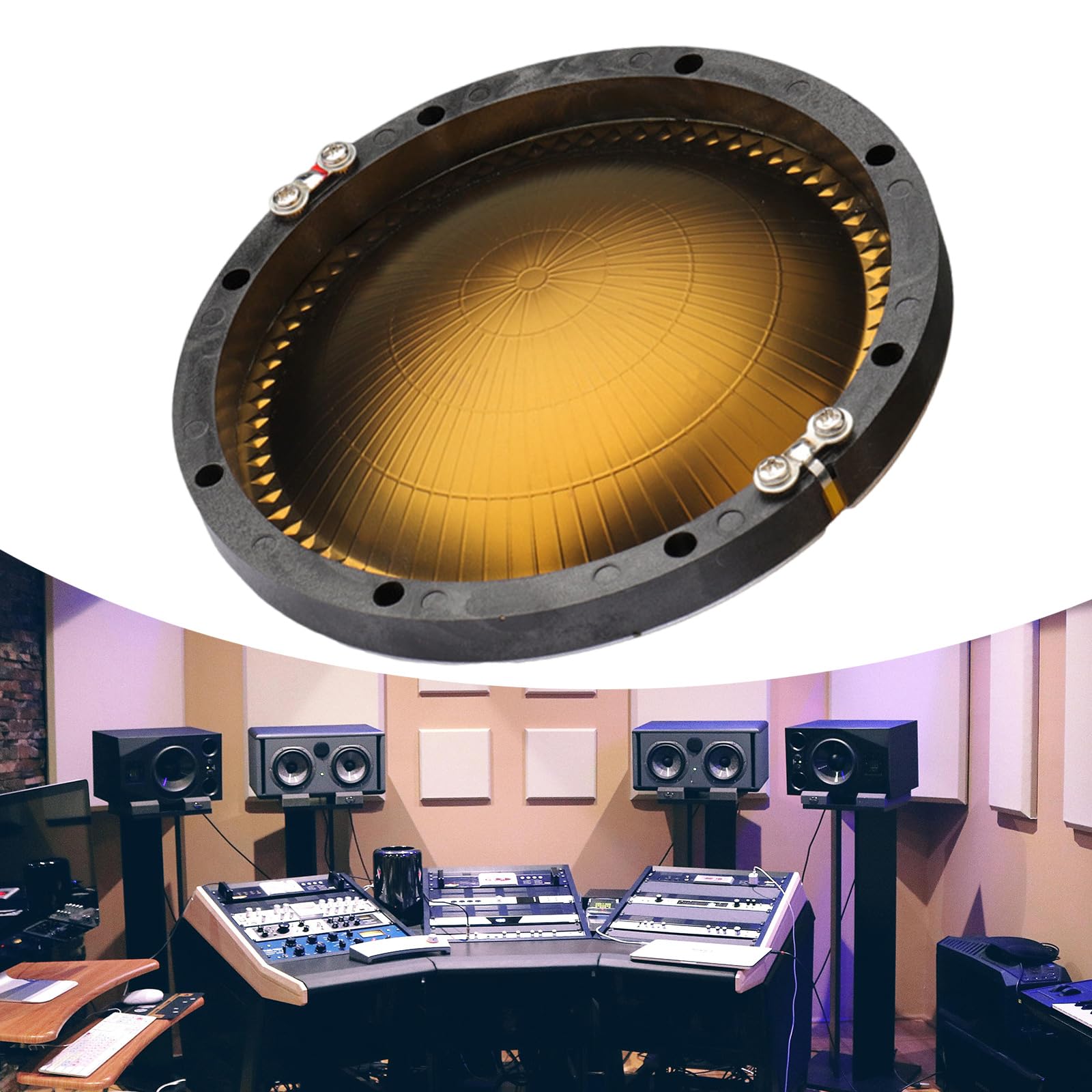 99 bobinas de tweeter de 2 mm de repuesto de membrana de lámina de altura que ofrece una calidad de sonido superior con construcción duradera