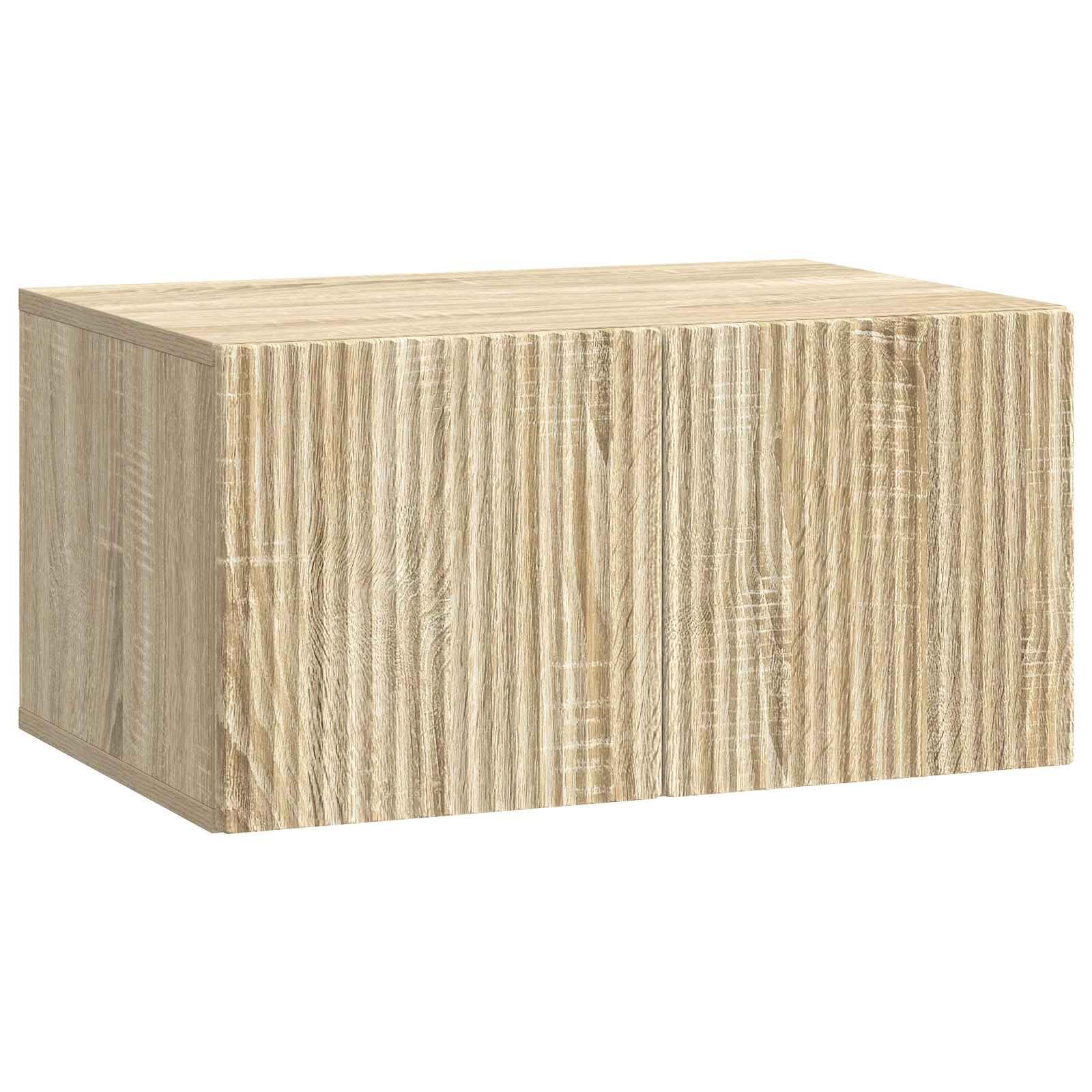 Fengshui Szafka TV montowana na ścianie dąb Sonoma 59,5 x 41 x 30 cm