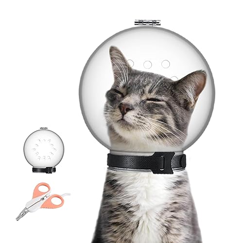 Cat Muzzle Combo - Adjustable Cat Hood, Breathable Anti-Bite Muzzles