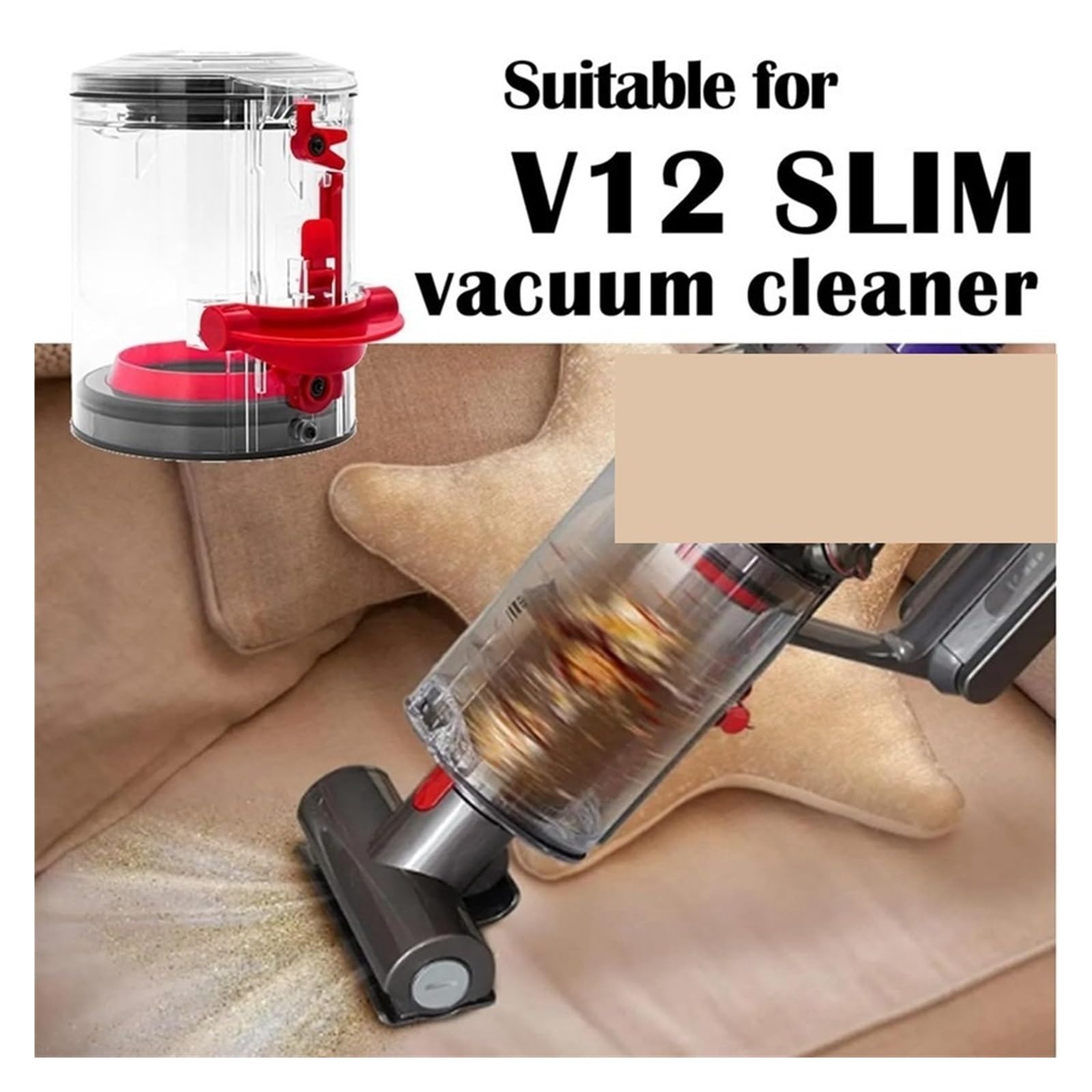 Compatibile Con Dyson, V12 Detect Slim, V10Digital Slim, SV18 SV20 SV30 SV46 SV49 Aspirapolvere Senza Fili, Codice 965272-01