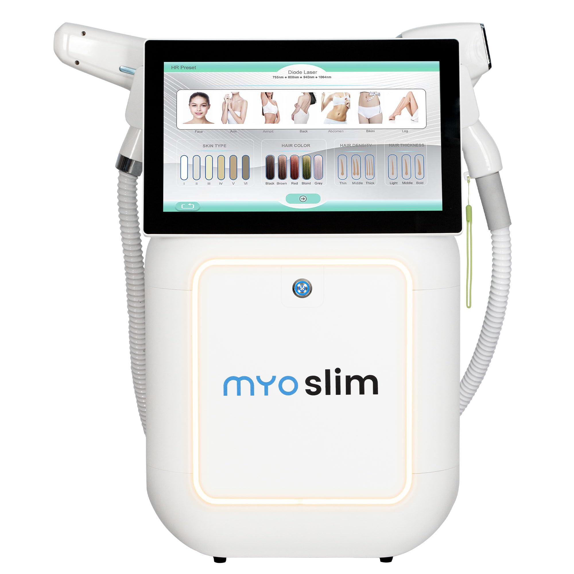 2 in 1 macchina completa di depilazione del corpo delle barre MYOslim10 per