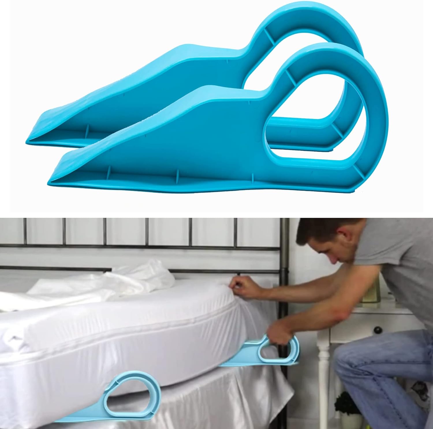 CEHNCEH 2 PCS Mattress Lifter for Changing Sheets, Mattress