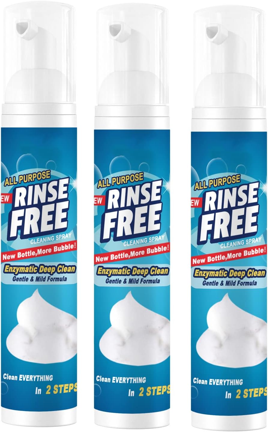 Multipurpose Foam Cleaner, Powerful Rinsefree Bubble Cleaner, Kitchen