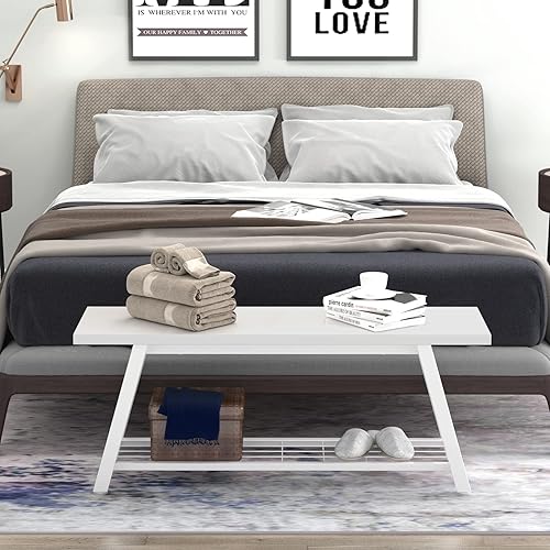 Miniatura 31 de Banco de almacenamiento industrial rústico de madera y metal para zapatos de entrada, estante de almacenamiento, asiento largo para pasillo,