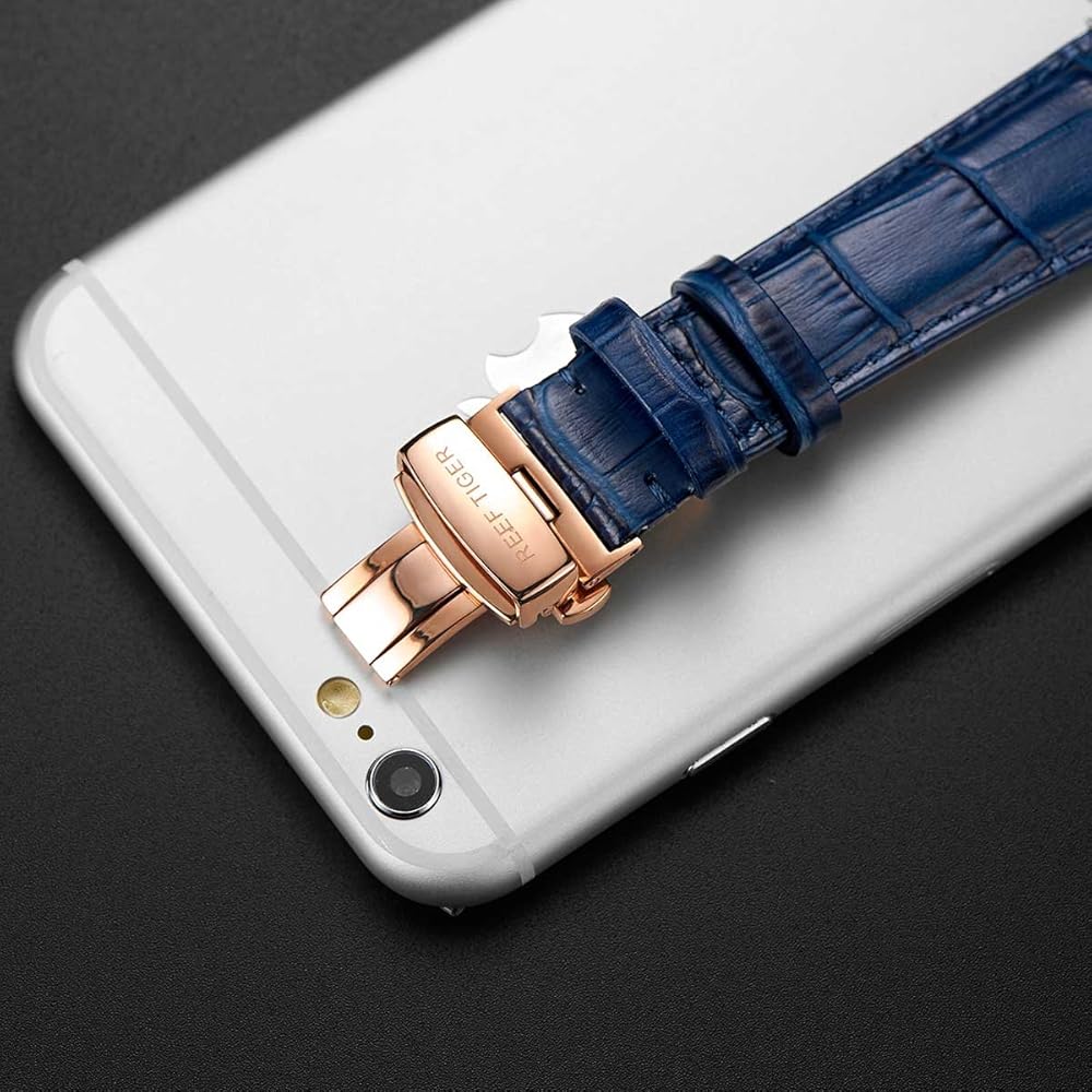 Amazon.com: REEF TIGER Luxury Automatic Watches for Men Rose Gold