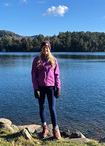 Miniatura 5 de baleaf Chaqueta de ciclismo para mujer, resistente al viento, térmica, para invierno, correr, clima frío, impermeable, softshell cálido