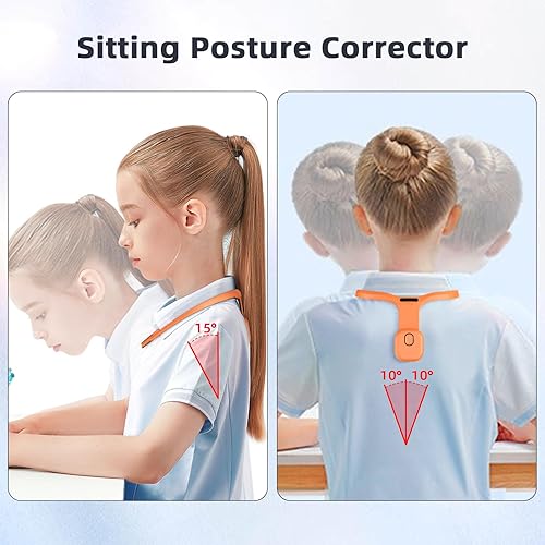 Miniatura 5 de TOAOB Dispositivo corrector de recordatorio de postura, monitor vibratorio inteligente de postura trasera en tiempo real para mujeres, hombres y