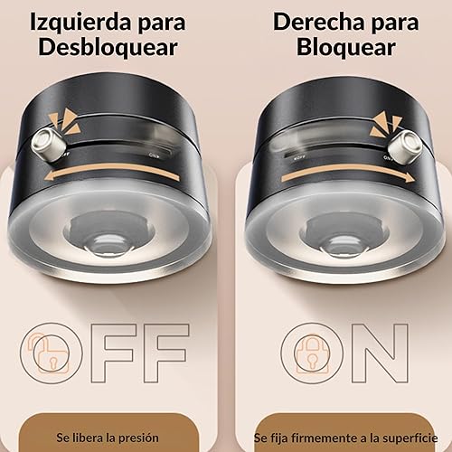 Miniatura 4 de Soporte magnético para teléfono de succión al vacío de 360°, soporte magnético para teléfono de automóvil, soporte para teléfono celular y soportes