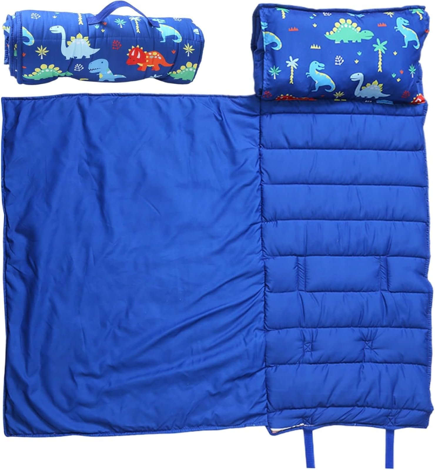 Tapis De Couchage Et Sieste Avec Oreiller Et Couverture Thermique Pour École Maternelle Et Garderie - Sac De Sommeil Portable Pour Enfants