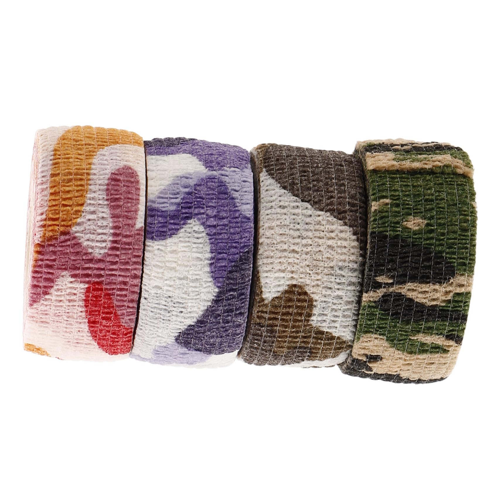 BESPORTBLE 4rolls Self-Adhesive Stretchy Athletic Tape for Finger and Wrist Support Nonwoven Fabric Cohesive Bandage Wrap for Sports