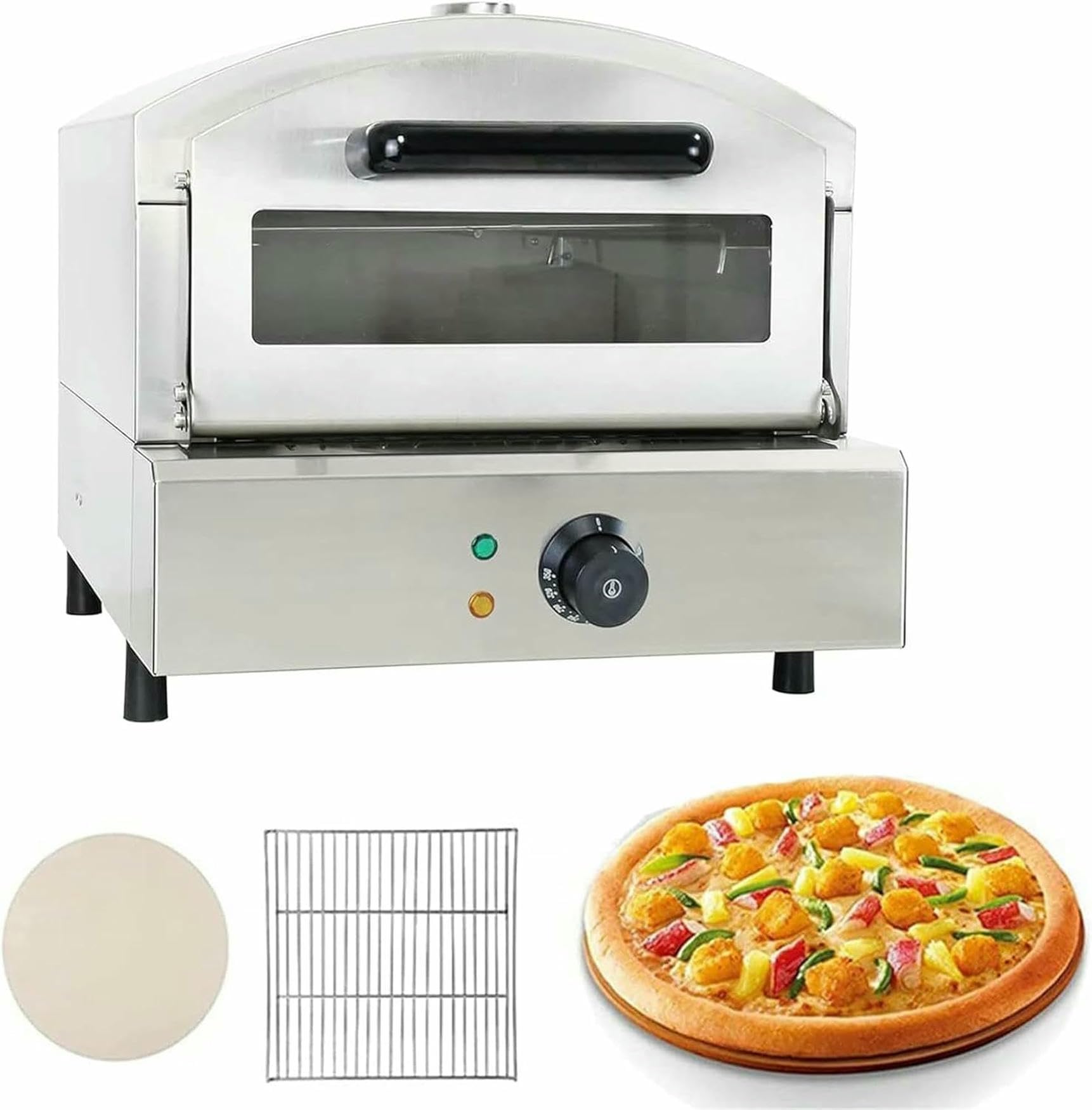 Four À Pizza Électrique Commerciale avec Pizza À Tiroir Simple Ou Double