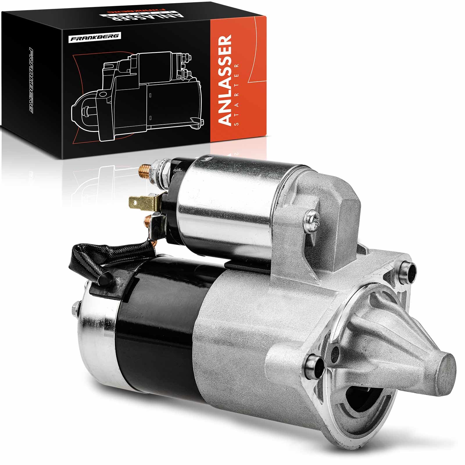 Frankberg Motore di avviamento Auto 1 KW/12 V/8 denti Compatibile con Matiz M200 M250 Spark M300 Wagon R+ Compatto MA Matiz M100 M150 Replace# 32525