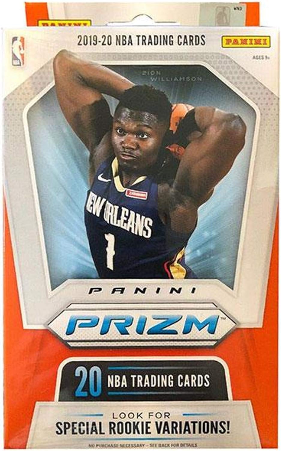 2019/20 Panini Prizm NBA Basketball HANGER box (20 cards/bx)