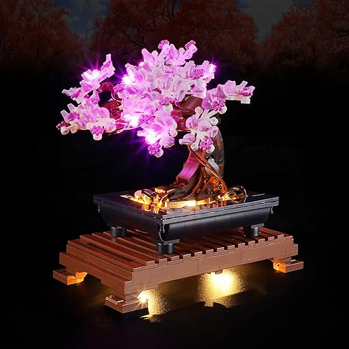 Miniatura 2 de Kit de luces BOOZUU para Lego-10281 Árbol bonsái - Compatible con el set de construcción Lego Icons Árbol bonsái 10281 para adultos (solo luces, sin