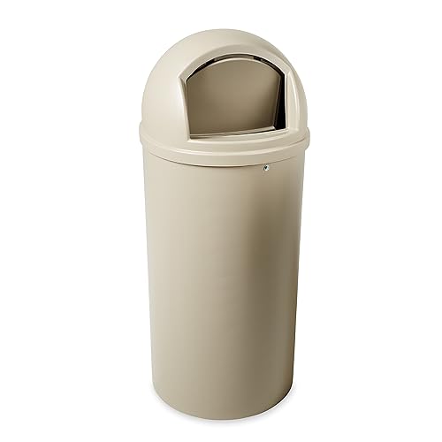 Miniatura 4 de Rubbermaid Commercial Marshal Classic, papelera, Beige, 1