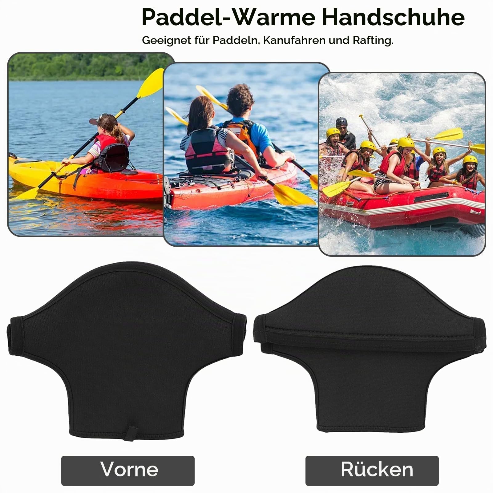 neopren handschuhe paddeln Kajak Paddel Handschuhe, 1 Paar Wasserdichte Canoe Kajak Paddle Mitts Schwarz Sports Segelhandschuhe Ruder Gloves Kajakhandschuhe für Kanu-Paddel Rafting Wassersport Rafting Angeln Sport & Freizeit Framemaat cm:56 CM kleiner edelstahltopf - Temu Stoßabsorbierender Helm