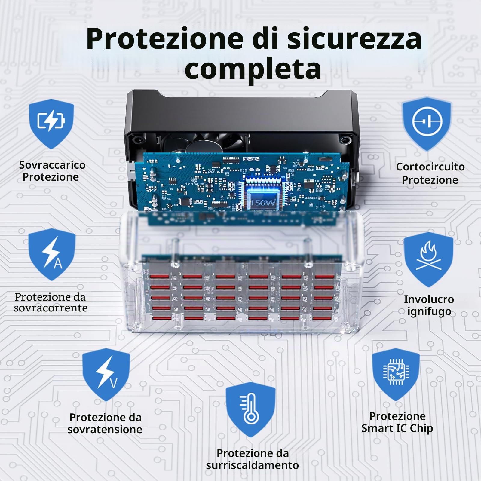 Stazione Di Ricarica USB Da 150W 30 Porte, Hub Splitter USB Per Casa, Studio, Hotel, Ufficio, Viaggi, Trasmissioni In Diretta, Caricatore USBA Multiplo Per Telefoni Cellulari, Cuffie, Orologi Ecc