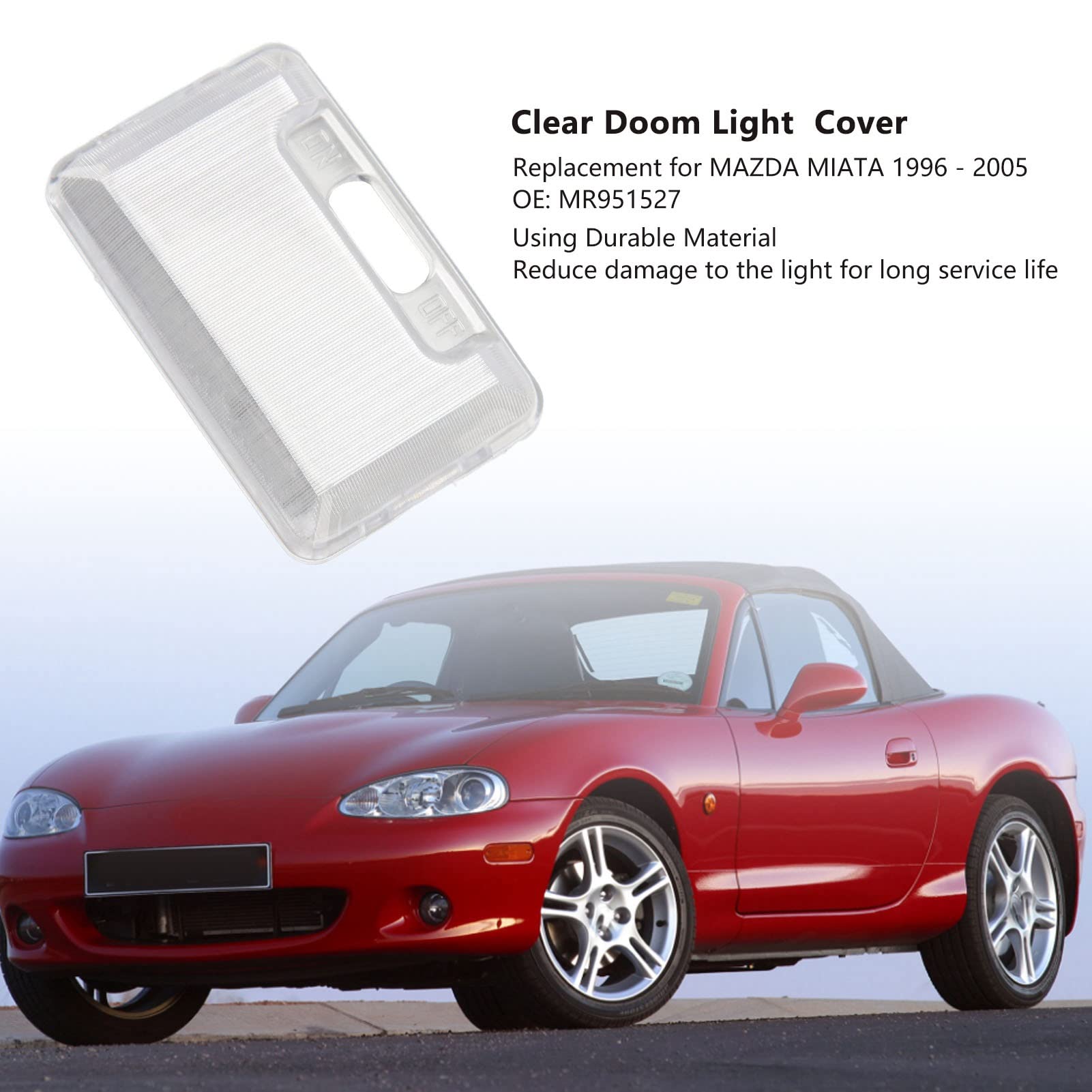 Amazon.com: AMONIDA Clear Dome Lamp Lens Cover, Dome Light Lens 