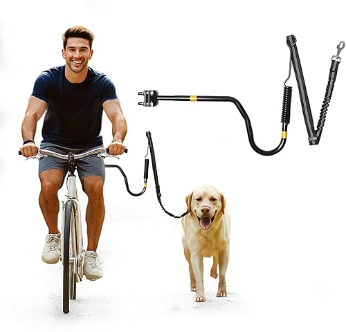 Correa de bicicleta para perros de alta resistencia, accesorio manos libres, correa de bicicleta para equitación, ejercicio, ciclismo