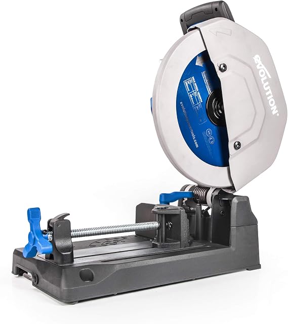Evolution Power Tools 005-0002 Chop Saw Stand with Universal Fitting with S355CPS Industrial Steel Chop Saw, 355 mm (230 V)