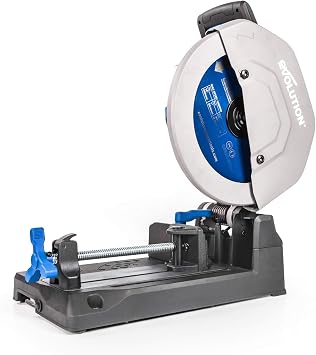 Evolution Power Tools 005-0002 Chop Saw Stand with Universal Fitting with S355CPS Industrial Steel Chop Saw, 355 mm (230 V)
