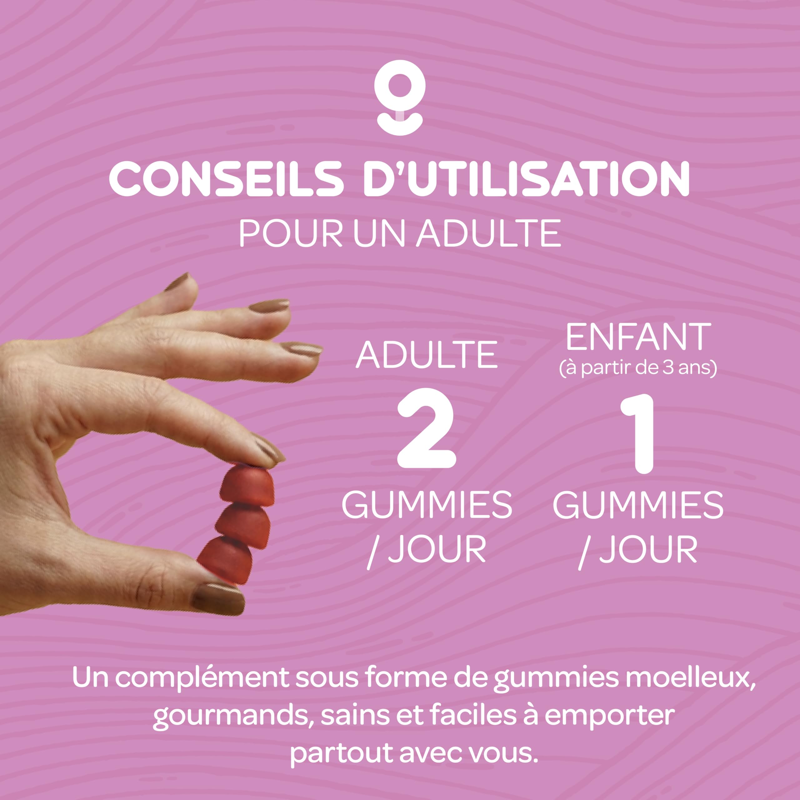 Mama Green - Gummies Sugar Crush - Vinaigre de cidre – Gestion du métabolisme - 60 gummies - Sans sucre – Sans colorants et arômes artificiels - Fabriqué en France