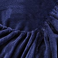 Vista 56 de Flannel Fitted Sheet Twin Size,Velvet Fitted Sheet Plush Shaggy Ultra Soft Fuzzy Sheet with 15''Deep Pocket,Dark Gray,1 Pack(Not Include Pillowcases)