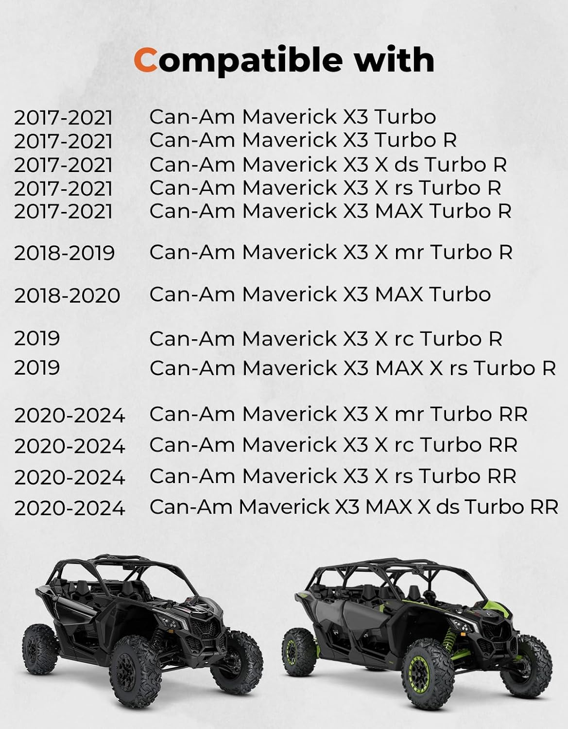 KEMIMOTO Upgraded X3 Drive Belt, Smooth Engagement High Performance, Compatible with Can-Am Maverick X3 and MAX Models, OEM Replacement 422280656 422280654