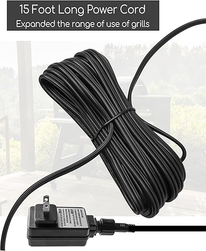Miniatura 3 de Adaptador de corriente de repuesto 9004190216 para ahumador Masterbuilt Serie Gravity Series 5608001050 XL Combo de parrilla de carbón digital y