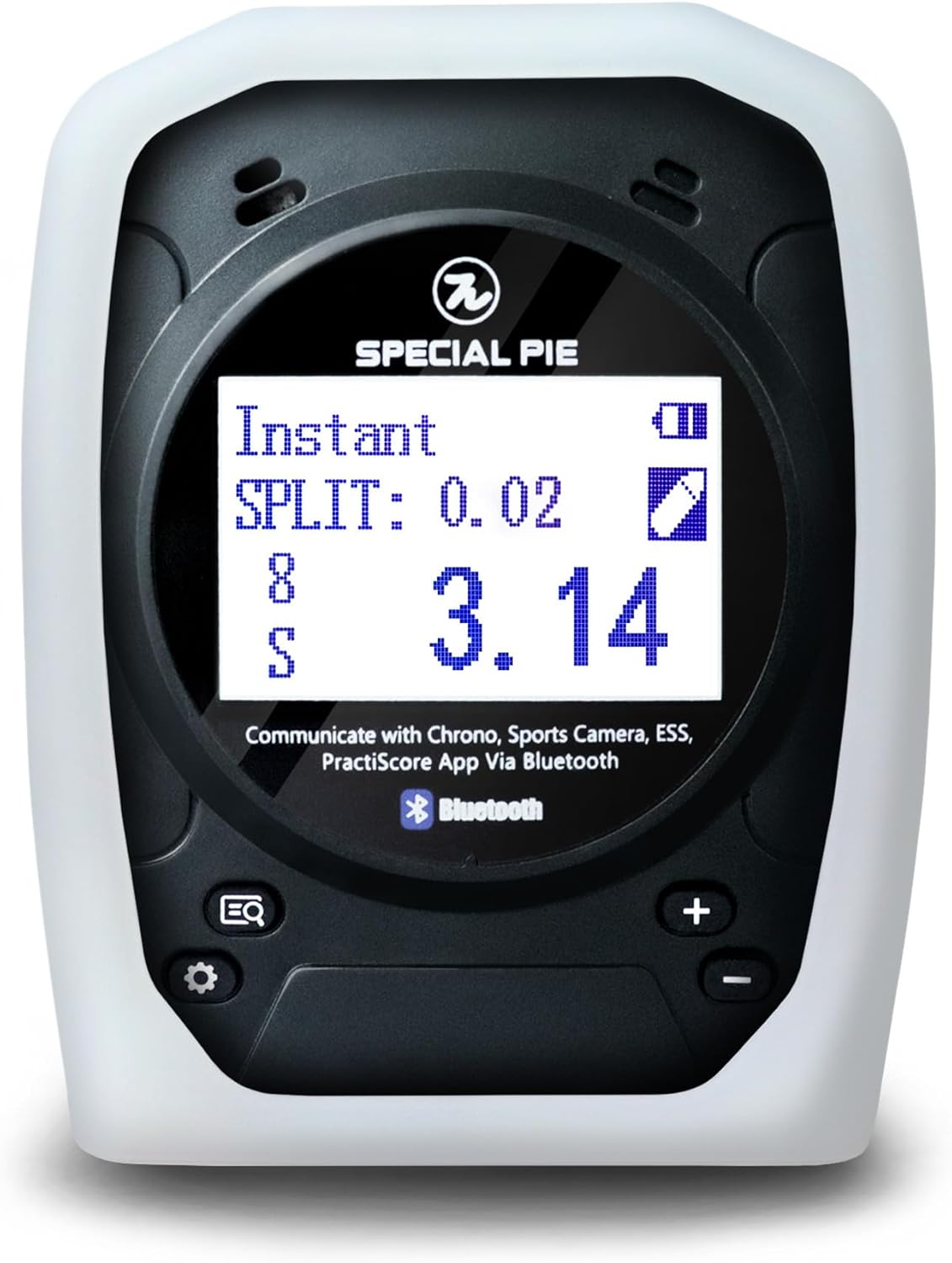 Shot Timer and Silicone Case Bundle (Black/White)